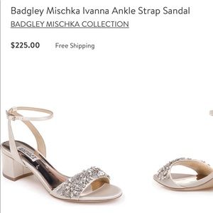 Badgley Mischka Ivanna Heels - Size 7 - Brand New
